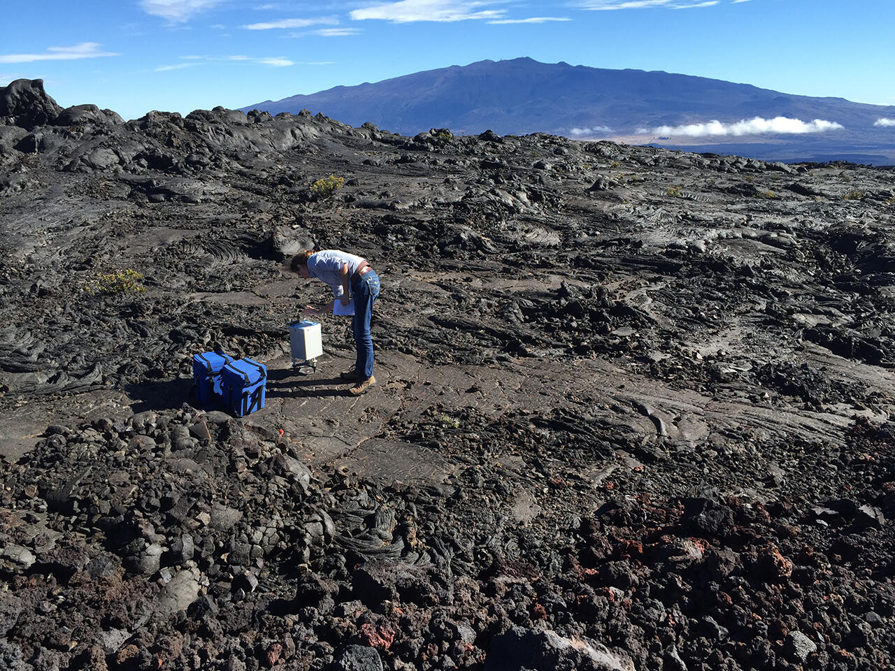 Is Mauna Loa gaining weight?...