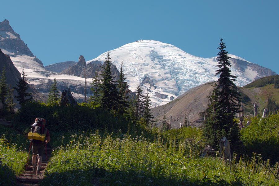 Hiking to Panhandle Gap Monitoring Station...