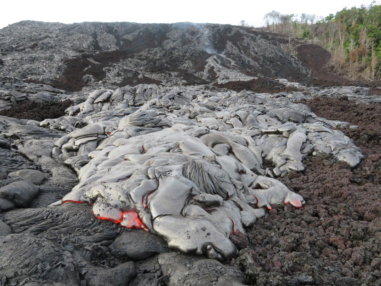 Breakout on the 61g lava flow field...