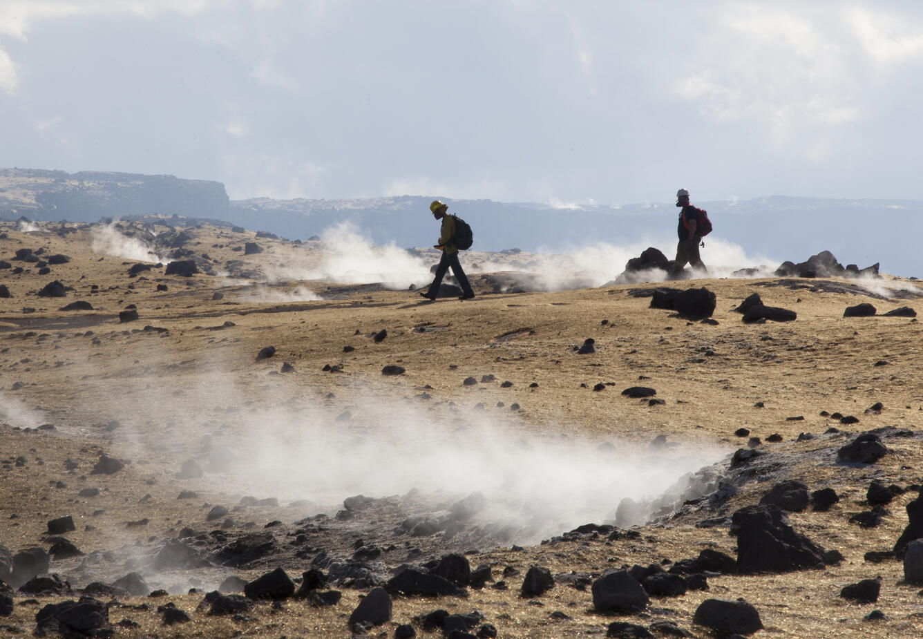 Amber waves of … Pele's hair?...