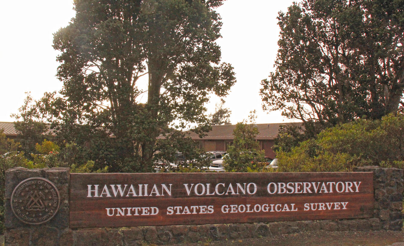 USGS Hawaiian Volcano Observatory is located in Hawai‘i Volcanoes N...