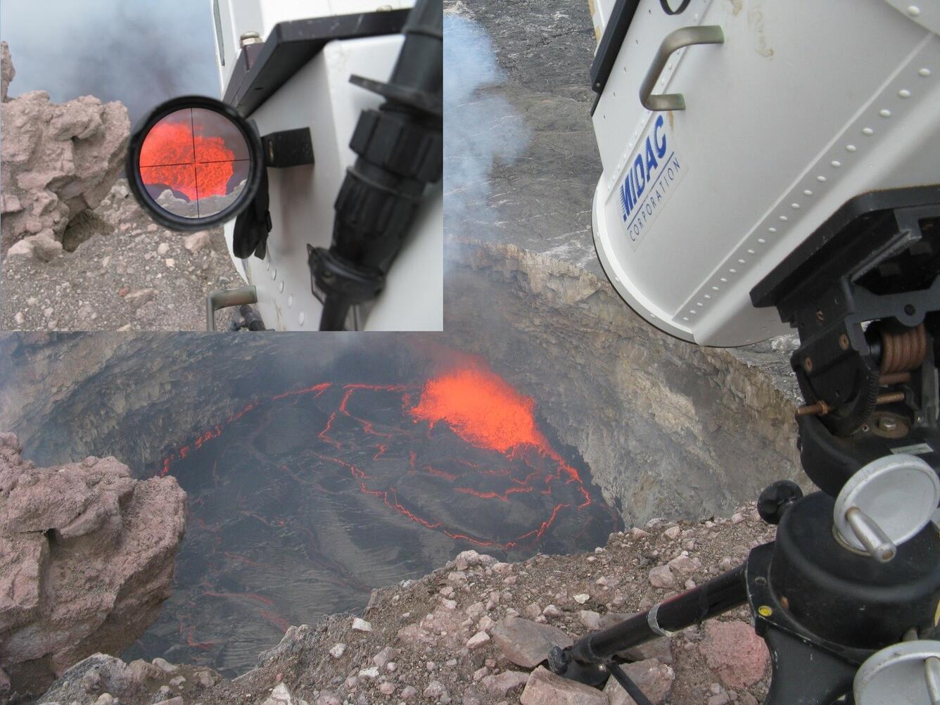 Measuring volcanic gases with a Fourier transform infrared (FTIR) s...