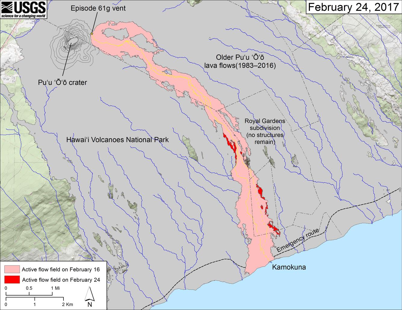 Map of flow field...