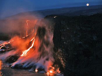 Kīlauea's Pu`u `O`o eruption: 2005 highlights...
