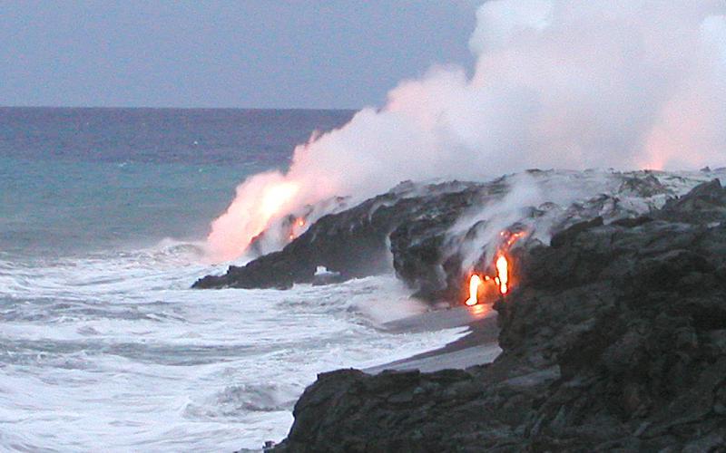 How the lava viewing got to be so great...