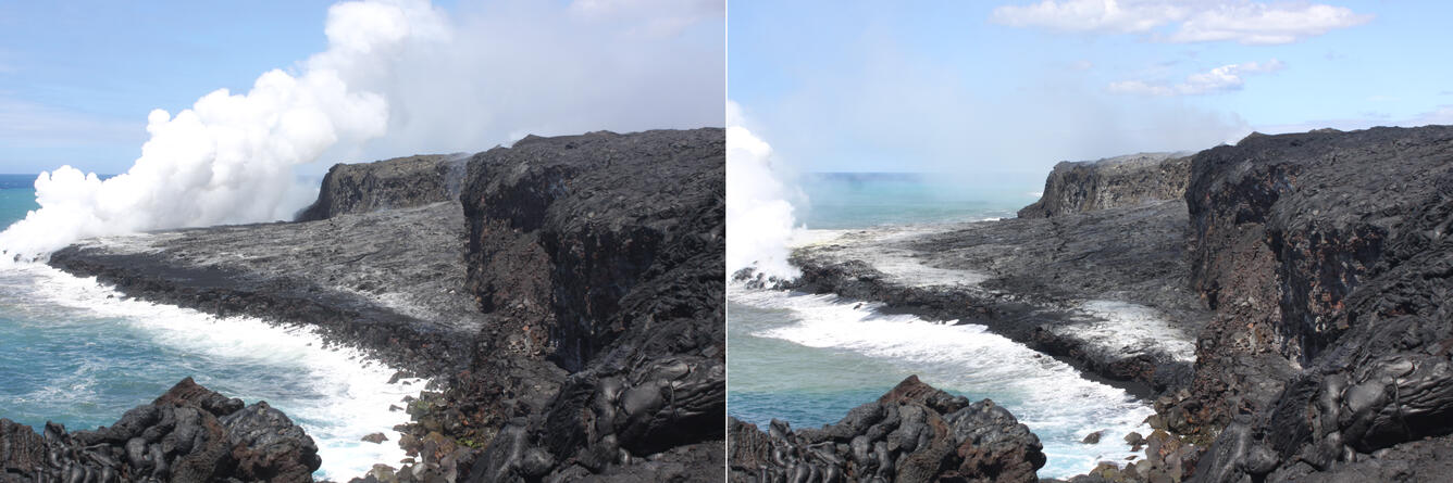 Kamokuna lava delta subsidence continues...