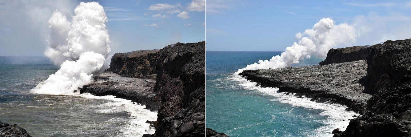 Kīlauea Volcano's Kamokuna ocean entry reaches its one-year anniver...