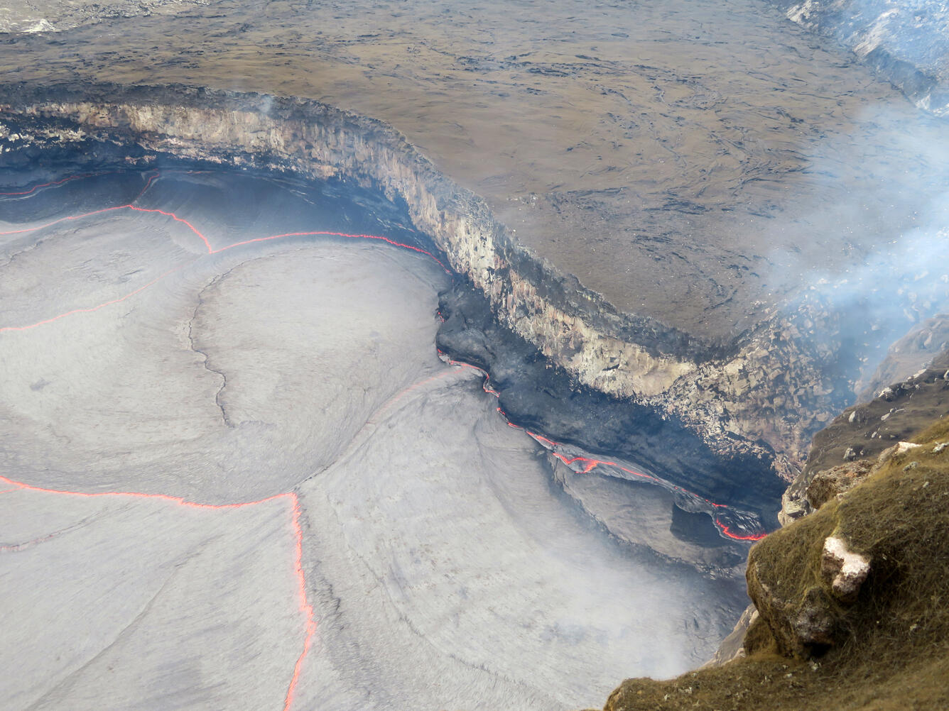 Another ledge along the eastern margin has been building out from t...