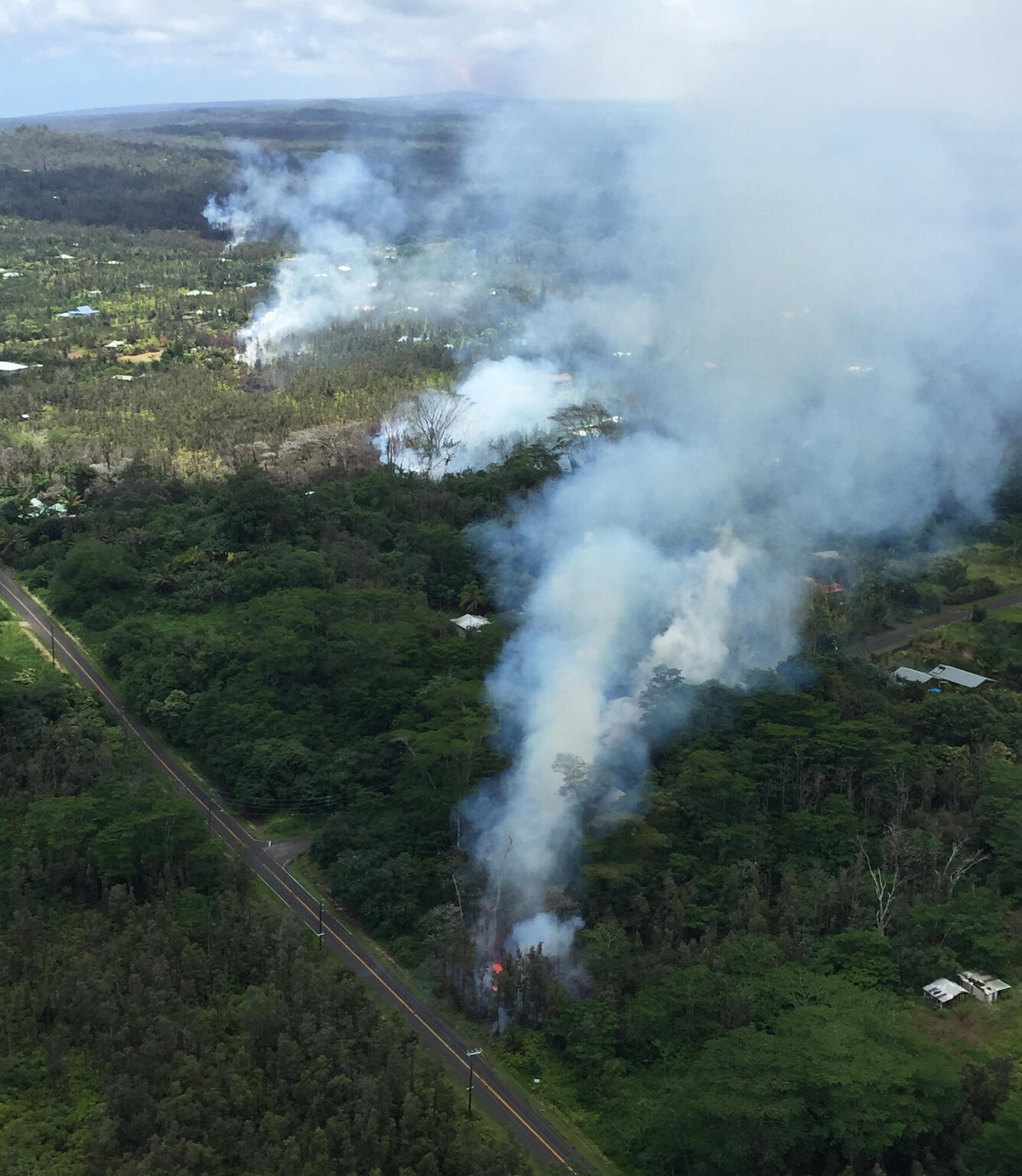 What a day! Eruptions, earthquakes, and a lower lava lake...