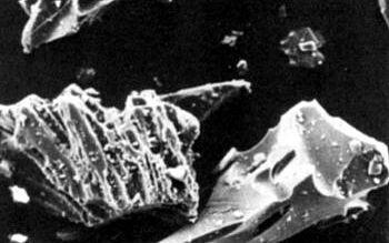 SEM images of phreatomagmatic glass shards > 0.064 mm...
