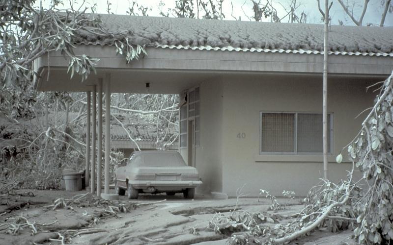 Home with short roof span, Philippines, 1991....