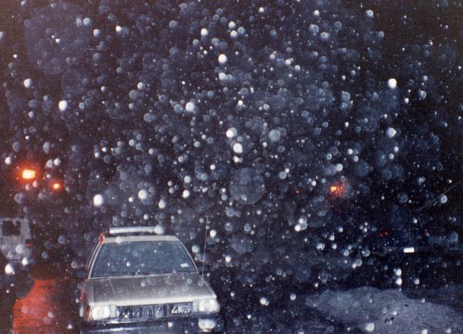 Midday ashfall from Pinatubo, Philippines....