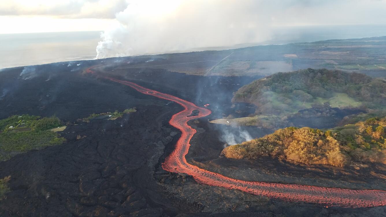 Kīlauea Volcano's lower East Rift Zone...