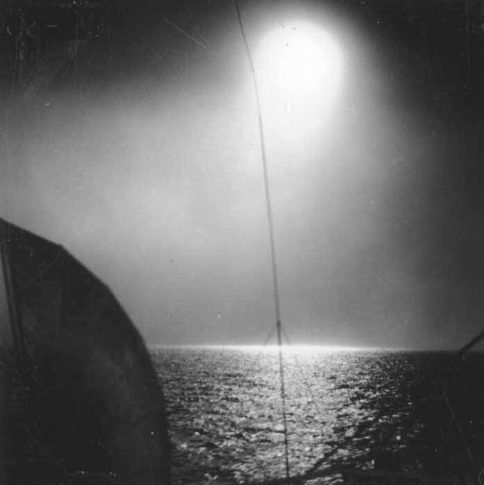 Ashfall over the Pacific near Chignik, Alaska, from Veniaminof Volc...
