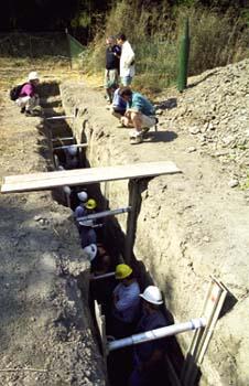 Image: Digging a Paleoseismic Trench