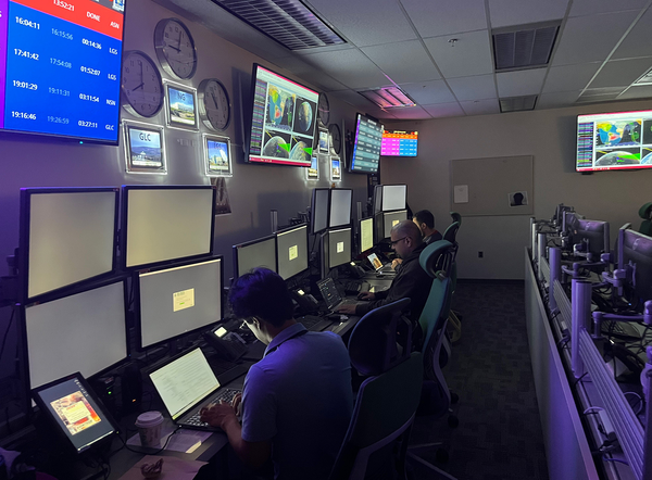 a picture of the Landsat Missions Operation Center 