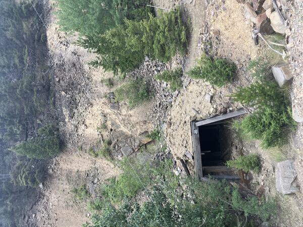 abandoned mine shaft