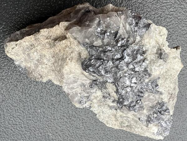 molybdenite with quartz and pyrite