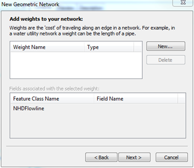 Accept the default, i.e. do not assign any weights. Click Next.