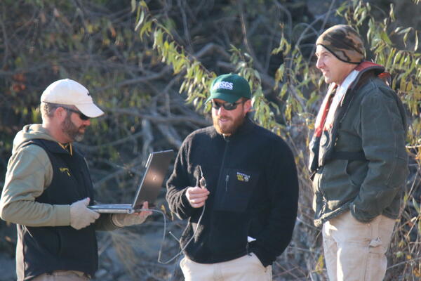 scientists out in the field