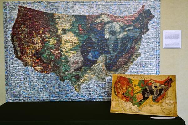 Large-scale photo mosaic