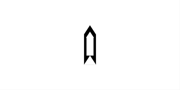 Five layers: each layer is a rectangle or triangle of varying size, offset and color.