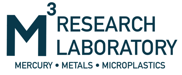 M3 Research Laboratory Mercury Metals Microplastics logo