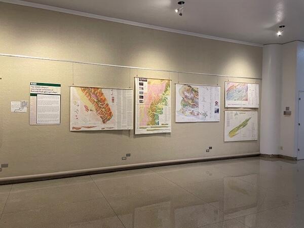 National Park geologic maps Art Hallway Exhibit May 2025