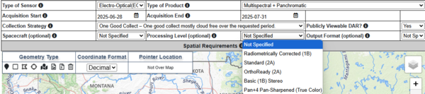 CIDR Processing Level Options