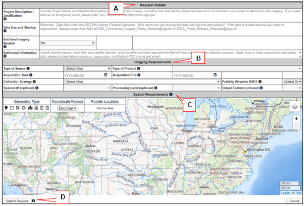 CIDR Request Data Tool