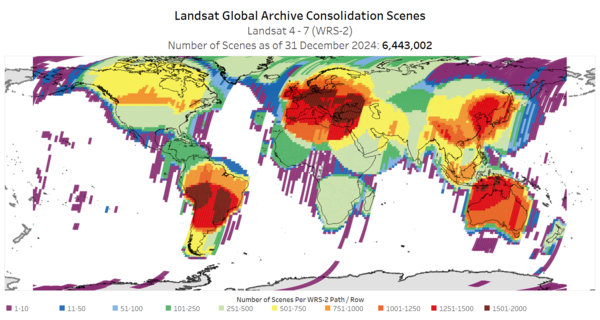 Landsat Global Archive Consolidation WRS 2 Scenes