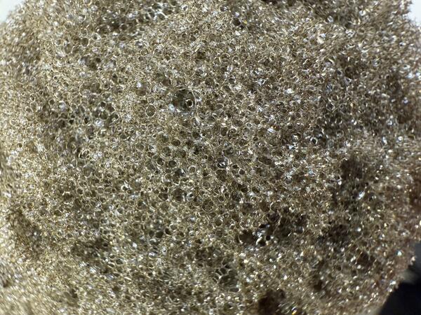 Color photograph of lava sample