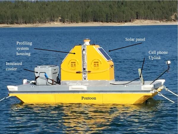 Koocanusa Reservoir sampling platform