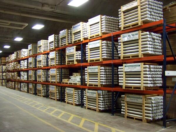USGS Core Research Center warehouse