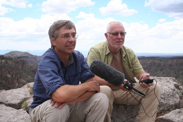 Craig D. Allen with NPR iconic science reporter Chris Joyce.
