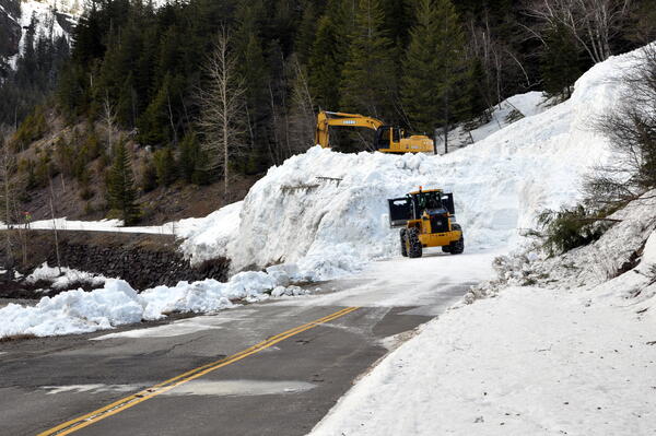 Avalanche debris