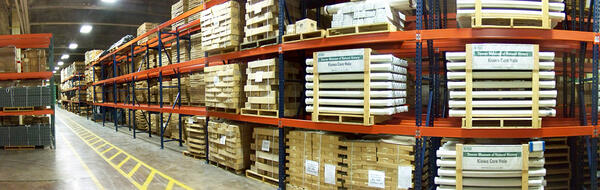 Warehouse storage facility of the USGS Core Research Center