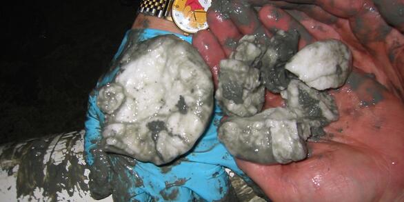 Image: Gas Hydrate Recovered from Gulf of Mexico