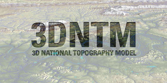 3D National Topography Model Logo