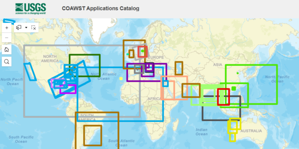 map with various sized boxes overlaid