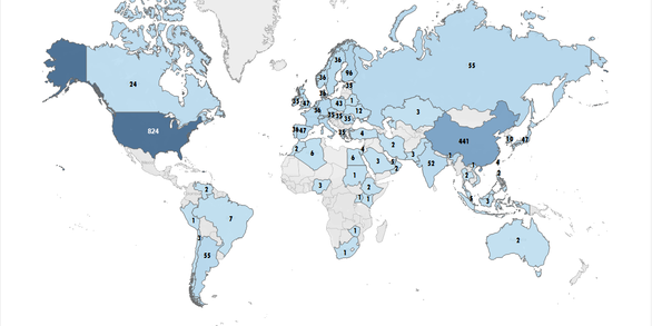 Map of Earth Observing Satellites 