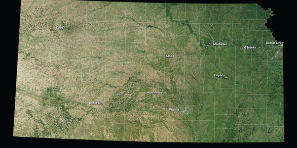 Kansas Landsat State Mosaic