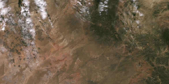 color Landsat 9 image of the Navajo Nation