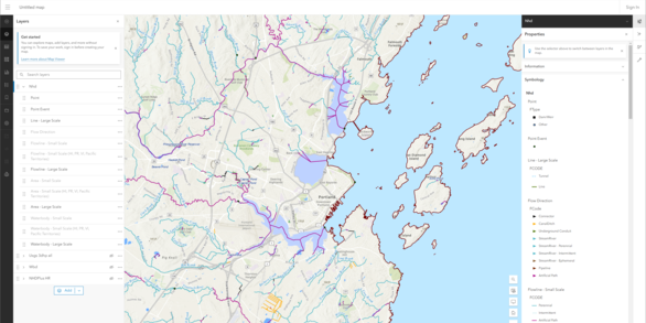 NHD Web Map Service