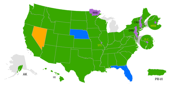 StreamStats status map 