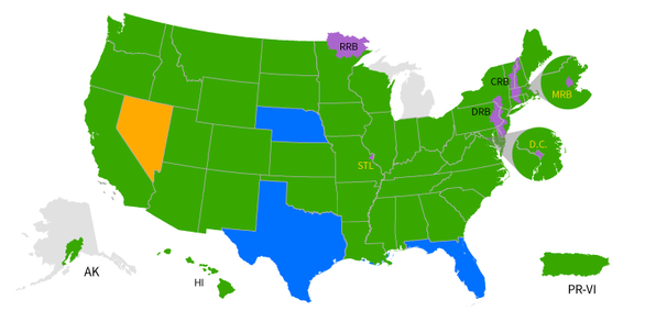 StreamStats status map 
