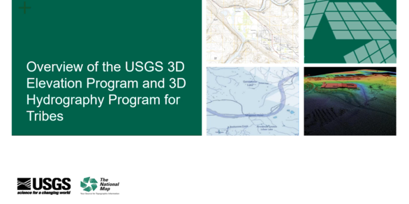 National Tribal Webinar on the USGS 3D Elevation Program and 3D Hydrography Program Recording Thumbnail