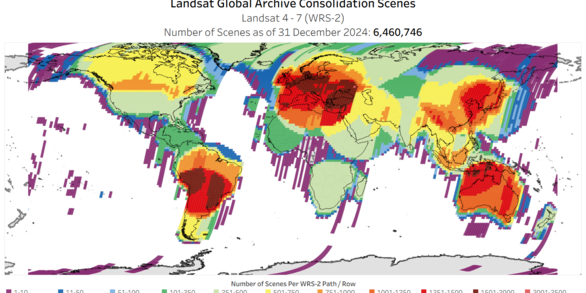Landsat Global Archive Consolidation WRS 2 Scenes