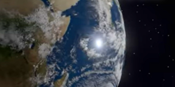 Image of the Week logo in front of the earth