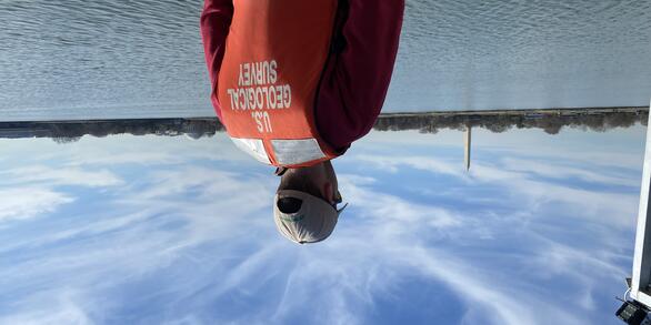 Nick Giro at Potomac River overlooking Washington, DC